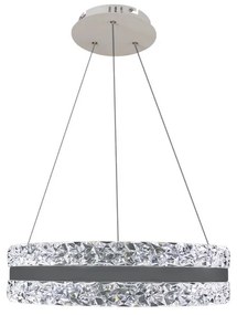 LED Stmievateľný luster na lanku LED/80W/230V 3000-6500K biela + diaľkové ovládanie