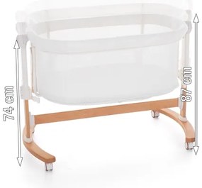 PETITE&amp;MARS - Detská postieľka 2v1 GLORY šedá