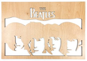 Veselá Stena Drevená nástenná dekorácia The Beatles