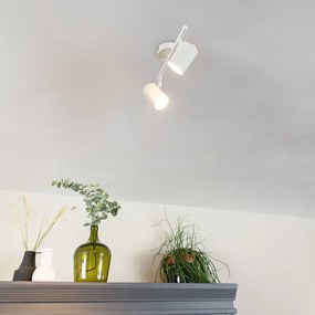 Moderné bodové svetlo biele vrátane 2 WiFi žiaroviek GU10 nastaviteľné - Jeana