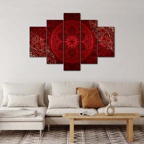 Obraz - Zlaté mandaly (150x105 cm)
