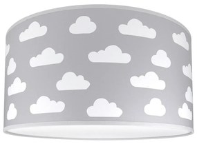 LAMPDAR Détské stropné svietidlo CLOUDS GREY 2xE27/60W/230V šedá SA0661