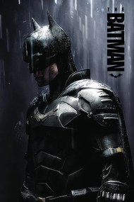 Plagát, Obraz - The Batman 2022 - Grey Rain, (61 x 91.5 cm)