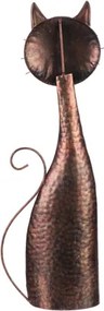Kovová dekorácia mačka 61 cm