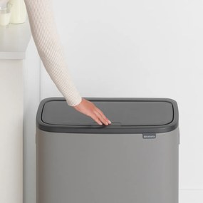 Brabantia BO Touch Bin 60L minerálne sivá