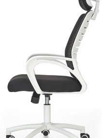 Halmar Kancelárska stolička SOCKET, čierna/biela
