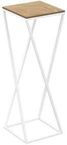 Stojan na kvety 70x24 cm biela