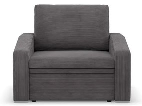 Kreslo ORBIT Poso rozkladacie, tmavosivé