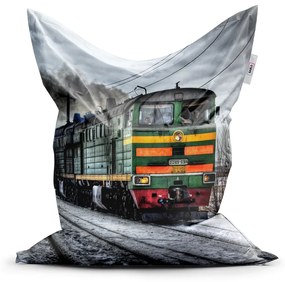 Sablio Sedací vak Lokomotíva - 200x140 cm