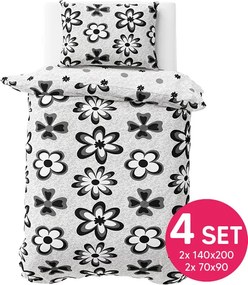 Bavlnené obliečky JANE MORISA 4 dielna sada 140x200cm