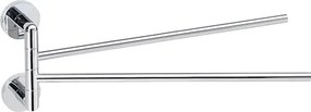 Bemeta Design OBLA: Držiak uterákov, 445 mm, dvojitý, otočný - 165204102