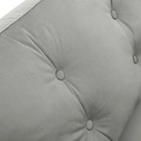 Sivá 3-miestna pohovka MANDI VELVET