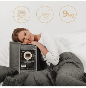 Záťažová prikrývka NoxieBlanket 9kg 140x200 cm EMI