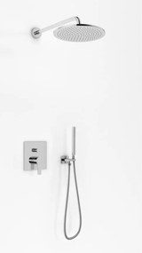 Sprchový set s dažďovou sprchou 35 cm a slúchadlom Gixs QW210GR35
