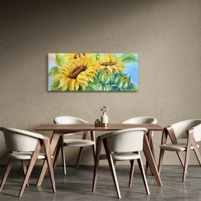 Obraz rozkvitnutých slnečníc (120x50 cm)