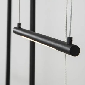 LED luster Elettra 110 čierne