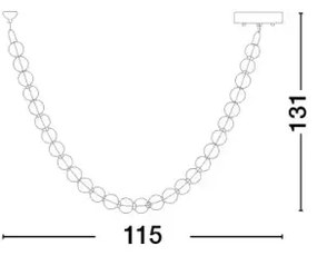 Luxusný luster Perla 131