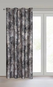ZATEMŇOVACÍ ZÁVES NA KRÚŽKOCH ESTER 140X250 CM VZOROVANÁ