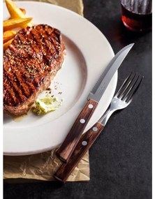 Nôž na steak hnedý Tramontina POLYWOOD