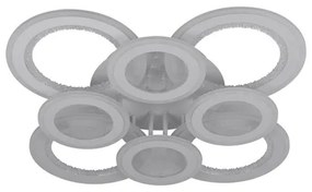 LED Stmievateľný prisadený luster LED/200W/230V 3000-6500K + diaľkové ovládanie