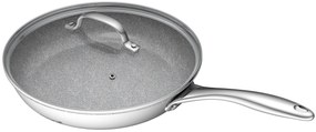 G21 Panvica Gourmet Miracle 28 cm s pokrievkou, nerez/greblon