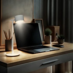 Solight WO68-W- LED Stm. nabíjacia lampa 3v1 LED/4W/2000 mAh 3000/4000/6500K biela