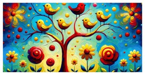 Obraz farebný strom života