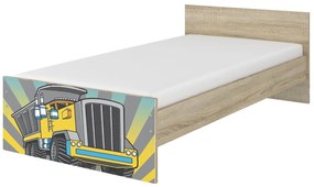Raj posteli Detská posteľ " Nákladné auto " MAX  XL biela