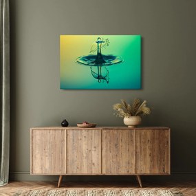 Obraz kvapky vody (90x60 cm)