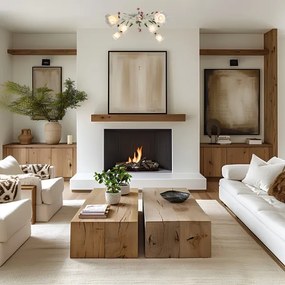 Brilagi - Prisadený luster FLORA 6xE14/60W/230V