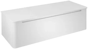 Sapho Sapho, KERALA umývadlová skrinka 120x35x47,5cm, 1x zásuvka, biela lesk, KR120-3030
