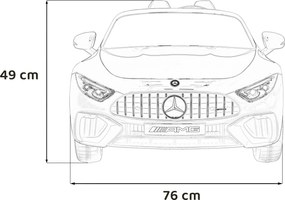 Ramiz Detské elektrické auto Mercedes Benz AMG SL63 Červené