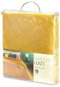 EUROFIRANY PREHOZ NA POSTEĽ LUIZ3 170X210 CM HORČICOVÝ