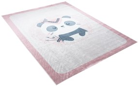 PROXIMA.store - Detský koberec PINK PANDA - PRINT EMMA ROZMERY: 120x170