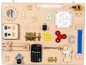 Interaktívna detská tabuľa - 50x37,5 cm - prírodná - typ 3