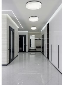 BERGE Prisadené LED stropné svietidlo 18W - 1980lm - 4000k - biely kruh