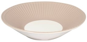GREEN GATE Cestovinový tanier Alice Creamy Fudge 23 cm