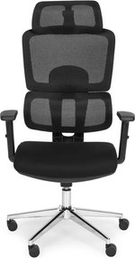 Ergonomická sieťovaná kancelárska stolička s nastaviteľnou opierkou hlavy