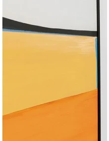 Abstract Shapes obraz oranžový 73x143 cm