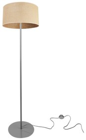 Podlahová lampa JUTA, 1x jutové tienidlo, (výber z 3 farieb konštrukcie), (fi 35cm), O