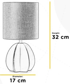 ONLI - Stolná lampa CARAMBOLA 1xE14/6W/230V hnedá