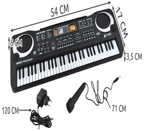 MQ 6106 KEYBOARD varhany klávesy s mikrofónom pre deti