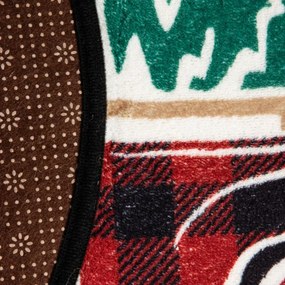 Kúpeľňový koberček ARCO s vianočným vzorom 703935