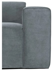 Sivá menčestrová rohová pohovka (pravý roh) Sting – Scandic