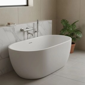 Rea Argon, vaňová batéria s ručnou sprchovou súpravou, brúsená oceľ, REA-B6452