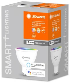 GU10 5W 350lm CCT LEDVANCE SMART+ WiFi RGB stmievateľná LED žiarovka