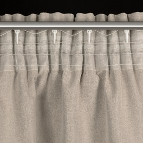 ZATEMŇOVACÍ ZÁVES (100%) NA PÁSKE SUZAN 135X270 CM TMAVOBÉŽOVÁ