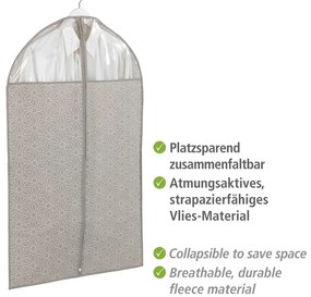 Béžový obal na obleky Wenko Business, 100 x 60 cm