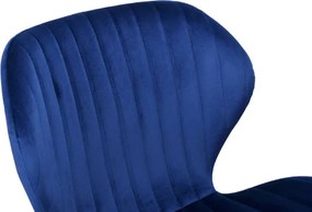 Jedálenská stolička DALLAS VELVET granátová