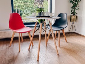 Súprava 4ks jedálenských stoličiek KITO čiernych